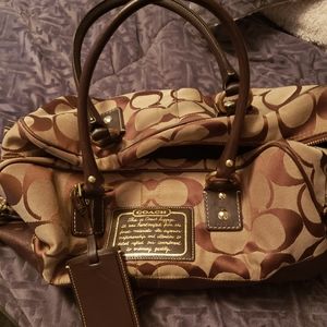 Coach overnight bag